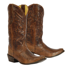 Load image into Gallery viewer, TuffRider Women Cowtown Mid Height Embroidered Leather Snip Toe Western Boots