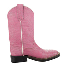Load image into Gallery viewer, TuffRider Youth Pink Glitter Western Boot