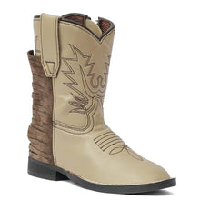 Load image into Gallery viewer, TuffRider Toddler Tan Fringe Bootie