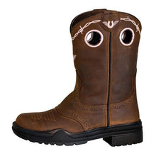 Load image into Gallery viewer, TuffRider Toddlers Yosemite Barbed Wire Embroidered Round Toe Western Boots