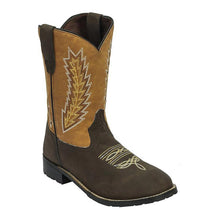 Load image into Gallery viewer, TuffRider Youth Biscayne Square Toe Western Boot