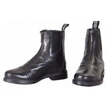 Load image into Gallery viewer, TuffRider Ladies Baroque Front Zip Paddock Boots w/ Metal Zipper