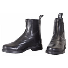 Load image into Gallery viewer, TuffRider Children's Baroque Front Zip Paddock Boots w/ Metal Zipper