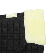 Load image into Gallery viewer, Lettia Coolmax Sherpa Quilted Half Pad w/ Trim