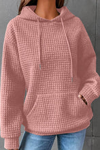 Load image into Gallery viewer, 🐴Pink Square Waffle Hoodie