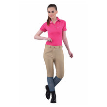 Load image into Gallery viewer, TuffRider Ladies Ribb Knee Patch Breeches