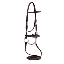 Load image into Gallery viewer, Henri de Rivel Advantage Fancy Raised Snaffle Bridle With Laced Reins