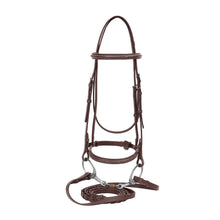Load image into Gallery viewer, Henri de Rivel Advantage Fancy Raised Snaffle Bridle With Laced Reins