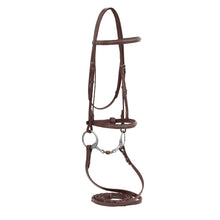 Load image into Gallery viewer, Henri de Rivel Advantage Fancy Raised Snaffle Bridle With Laced Reins