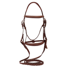 Load image into Gallery viewer, Henri de Rivel Pro Mono-Crown Padded Wide Noseband Bridle