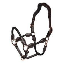 Load image into Gallery viewer, Henri de Rivel Ergonomic Leather Rope Halter