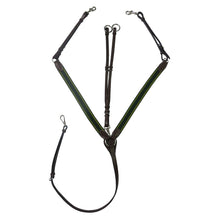 Load image into Gallery viewer, Henri de Rivel Pro Elastic Breastplate Martingale with Running Attachment