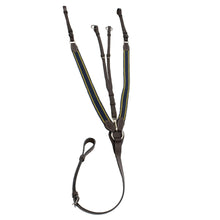 Load image into Gallery viewer, Henri de Rivel Pro Elastic Breastplate Martingale with Running Attachment