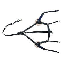 Load image into Gallery viewer, Henri de Rivel Pro 5 Point Elastic Breastplate Martingale with Running Attachment