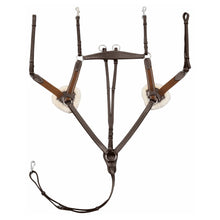 Load image into Gallery viewer, Henri de Rivel Pro 5 Point Elastic Breastplate Martingale with Running Attachment