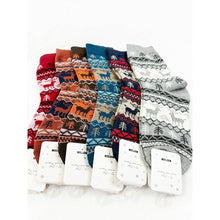 Load image into Gallery viewer, 🎁Reindeer Print Cozy Cabin Socks