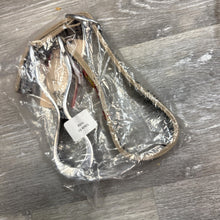 Load image into Gallery viewer, Actual Baker plaid cribbing strap in packaging showing metal throat component