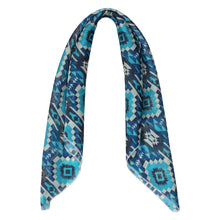 Load image into Gallery viewer, AWST Int'l Blue Aztec Wild Rag