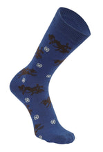 Load image into Gallery viewer, AWST Int'l Lila Bucking Horses Socks 6-pack