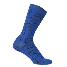 Load image into Gallery viewer, AWST Int'l Ladies Horse Heads Crew Socks - 6 pack