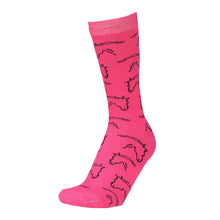 Load image into Gallery viewer, AWST Int'l Ladies Horse Heads Crew Socks - 6 pack