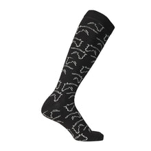 Load image into Gallery viewer, AWST Int'l Ladies Horse Heads Knee Socks - 6 pack