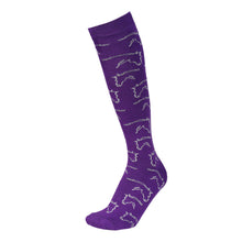 Load image into Gallery viewer, AWST Int'l Ladies Horse Heads Knee Socks - 6 pack