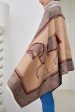 Load image into Gallery viewer, AWST Int'l Baroque Horses Acrylic Cashmere Scarf