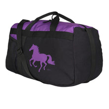 Load image into Gallery viewer, AWST Int “Lila” Galloping Horse Duffle Bag