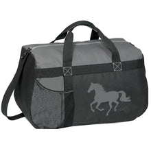 Load image into Gallery viewer, AWST Int “Lila” Galloping Horse Duffle Bag
