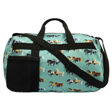 Load image into Gallery viewer, AWST Int'l Lila Horse Pairs Duffel Bag