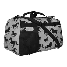 Load image into Gallery viewer, AWST Int'l Lila Silhouette Horse Duffle