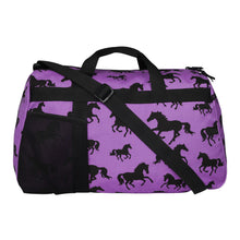 Load image into Gallery viewer, AWST Int'l Lila Silhouette Horse Duffle