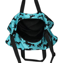 Load image into Gallery viewer, AWST Int'l Lila Silhouette Horse Duffle