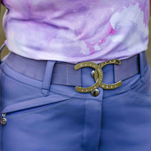 Load image into Gallery viewer, Dapplebay Horse Shoe Elastic Belt-Lavender