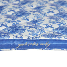 Load image into Gallery viewer, Dapplebay Equestrian Toile Pony Saddle Pad-Blue/White