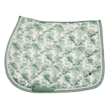 Load image into Gallery viewer, Dapplebay Equestrian Toile Pony Saddle Pad-Green/White