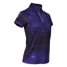 Load image into Gallery viewer, Dapplebay Constellation 1/4 Zip Light Riding Top-Short Sleeve