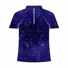 Load image into Gallery viewer, Dapplebay Kids Constellation 1/4 Zip - Short Sleeve