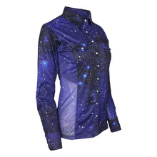 Load image into Gallery viewer, Dapplebay Constellation Western Shirt-Navy/Multi