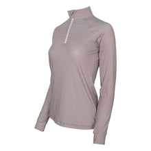 Load image into Gallery viewer, Dapplebay Stripe 1/4 Zip Riding Top