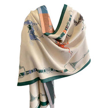 Load image into Gallery viewer, 🎁AWST Int'l Hunter Horses Acrylic Cashmere Scarf