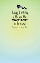 Load image into Gallery viewer, Horse Birthday Card: Stand Out in Crowd Horse w/ Blanket