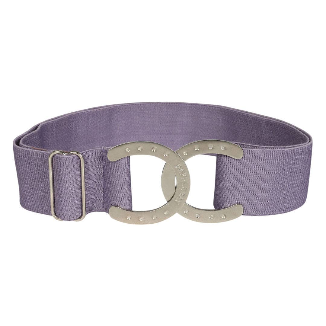 Dapplebay Horse Shoe Elastic Belt - Lavender