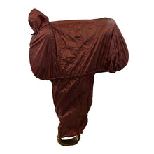 Load image into Gallery viewer, Nylon Western Saddle Cover with Fenders & Tote: Navy