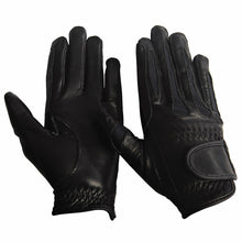 Load image into Gallery viewer, TuffRider Children's Stretch Leather Riding Gloves