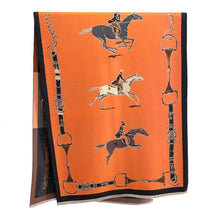Load image into Gallery viewer, 🎁AWST Int'l Hunter Horses Acrylic Cashmere Scarf