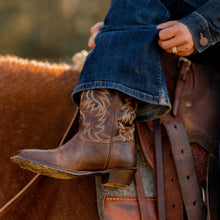Load image into Gallery viewer, TuffRider Women Moran Leather Square Toe Western Boots