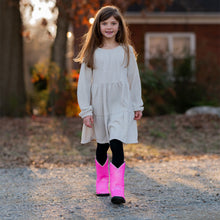 Load image into Gallery viewer, TuffRider Youth Pink Glitter Western Boot