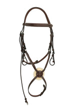 Load image into Gallery viewer, Huntley Equestrian Sedgwick Leather Padded Monocrown Figure 8 Bridle